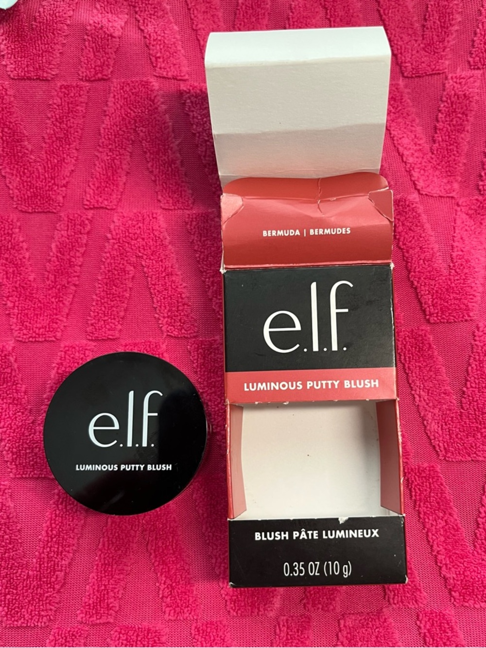 e.l.f. Makeup Bundle-Makeup Bag, Brush, Blush, 2 CC Creams, Lip Oil, Mascara. - Picture 3 of 13